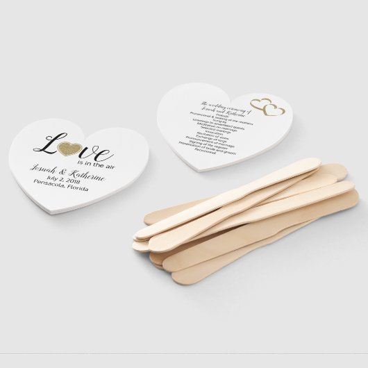 Liefde zit in het Air Wedding Program Fan Handwaaier (Niet-gemonteerd)