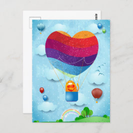 Liefde zit in het briefkaart