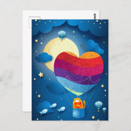 Liefde zit in het briefkaart