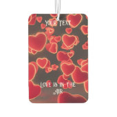 Liefde zit in het Rode Hart. Luchtverfrisser (Achterkant)