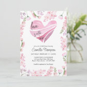 Liefde zit in het Vrijgezellenfeest van het luchth Kaart (Staand voorkant)