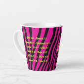 Liefde zo geweldig latte mok (Linkerhoek)