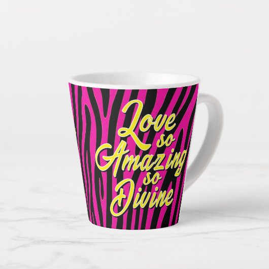 Liefde zo geweldig latte mok (Rechterhoek)