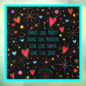 Liefde zoals Jezus! “Inspirivity” Raamsticker (Vel 3)