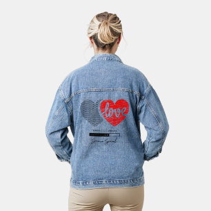 Liefde zoekproces denim jacket