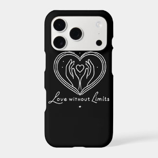 Liefde zonder grenzen moderne iPhone-hoes