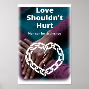 Liefde Zou Geen Pijn Moeten Doen Poster Gebroken H