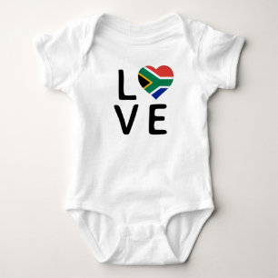 Liefde - Zuid-Afrikaanse vlag Romper