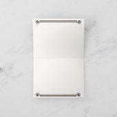 Liefde zwanen bruiloft bedankkaart (Binnen)