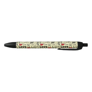 Liefde Zwarte Inkt Pen