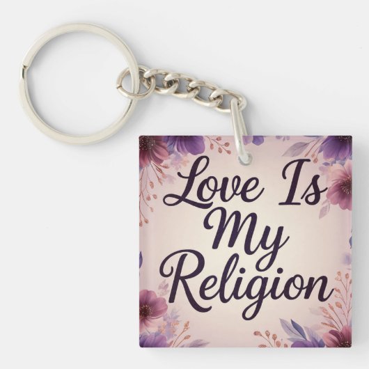 LiefdeIsMijnGeloof Sleutelhanger (Voorkant)