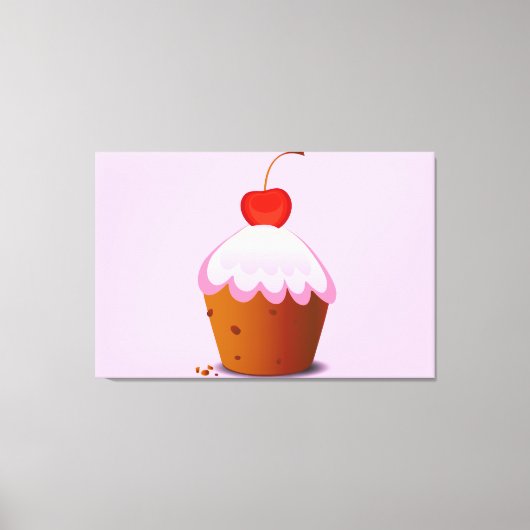 Liefdes Cake Canvas Afdruk (Voorkant)