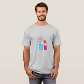 Liefde's eeuwige ellende hilarisch verdrietig Rela T-shirt (Voorkant volledig)