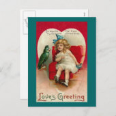 Liefde's Greeting  Valentijn (2) Feestdagenkaart (Voorkant / Achterkant)