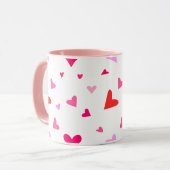 Liefdes Hartjes Mok (Voorkant links)