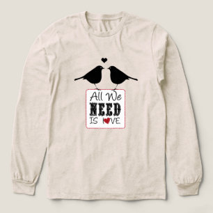 Liefdes Vogels Tri-Blend Shirt