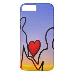 Liefdesbeeld iPhone 8 Plus / 7 Plus Hoesje
