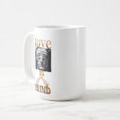 Liefdesblinde Mok liefhebber (Voorkant links)