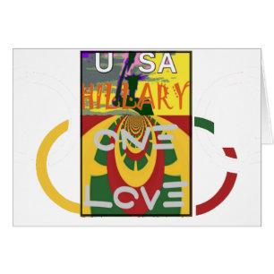 Liefdesboodschap in Rasta Colours Art Print