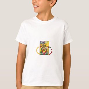 Liefdesboodschap in Rasta Colours Art Print T-shirt