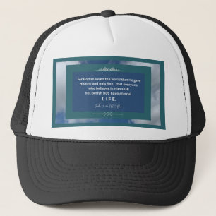 Liefdesboodschap - John 3-16 - Black Trucker Hat Pet