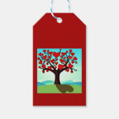Liefdesboom - tree of love cadeaulabel (Voorkant)