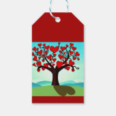 Liefdesboom - tree of love cadeaulabel (Achterkant)