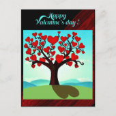 Liefdesboom - Valentine's day Briefkaart (Voorkant)