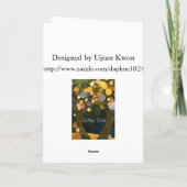 Liefdesboomkaart Kaart (Achterkant)