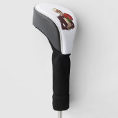Liefdesbotten � Grappig Romantisch Skelet Golfheadcover (Schuin)