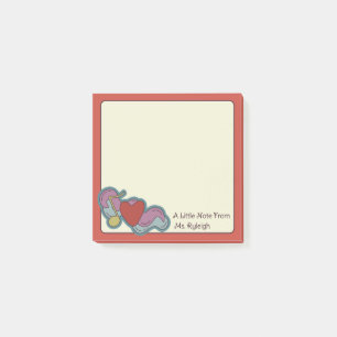 Liefdesbrief: Krabbels voor muziekliefhebbers Rood Post-it® Notes