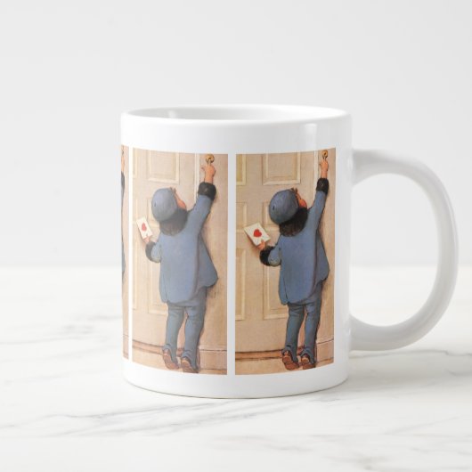 liefdesbrief van Jessie Willcox Smith Extra Grote Mok (Rechts)