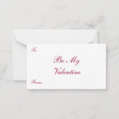 liefdesbrief van Jessie Willcox Smith Notitiekaartje (Achterkant)