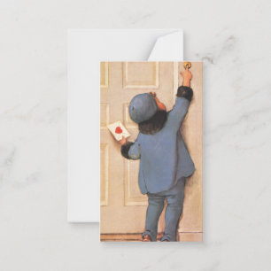 liefdesbrief van Jessie Willcox Smith Notitiekaartje