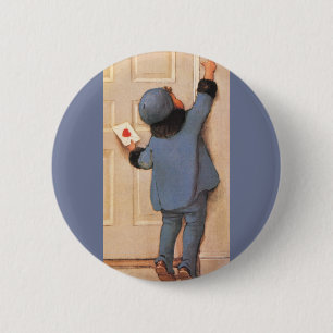  liefdesbrief van Jessie Willcox Smith Ronde Button 5,7 Cm