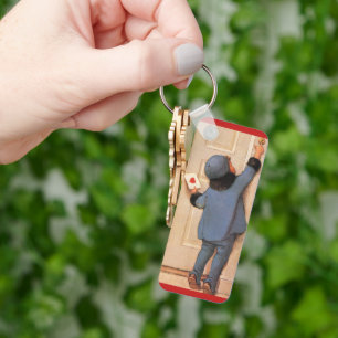  liefdesbrief van Jessie Willcox Smith Sleutelhanger