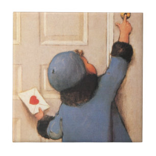  liefdesbrief van Jessie Willcox Smith Tegeltje