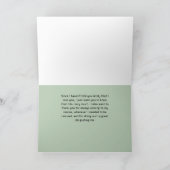 Liefdesbriefje voor mama bedankkaart (Binnen)