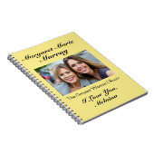 Liefdesbriefjes voor moeder / grootmoeder / vrouw  notitieboek (Rechterzijde)