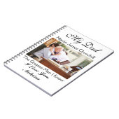 Liefdesbriefjes voor papa / grootvader / echtgenoo notitieboek (Linkerzijde)