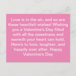 Liefdesbriefjes: zoetheid op je pad sturen briefkaart