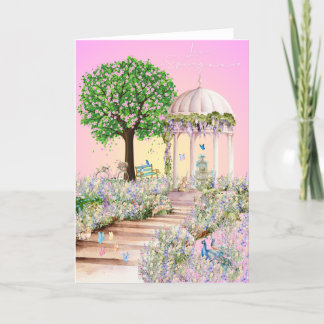 Liefdesbriefontwerp - Liefde, Lente xxoo Bedankkaart