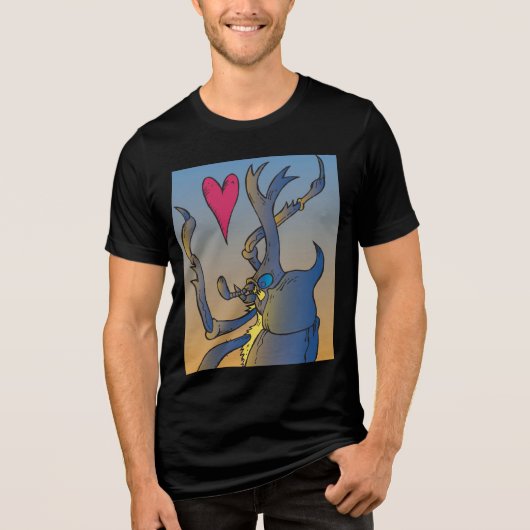liefdesbug Tri-Blend shirt (Voorkant)