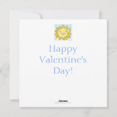 liefdesbunny valentijn feestdagenkaart (Achterkant)