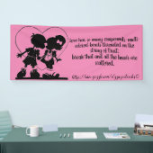 "Liefdescomponenten" Spandoek (Beurs)