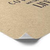 Liefdesconvenant huwelijksakte poster (Hoek)