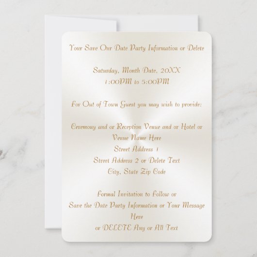 Liefdesduiven en Hart Trouwkaart Save the Date Kaa Kaart (Achterkant)