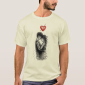 Liefdesduo | Zoete bij elkaar passende grafische T T-shirt (Voorkant)