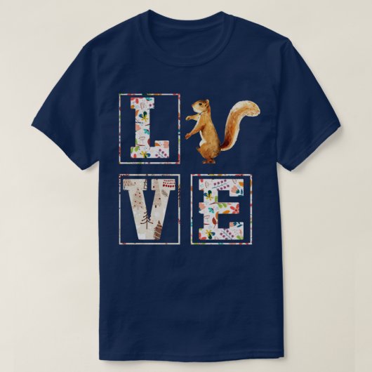  liefdeseekhoorn t-shirt (Design voorkant)