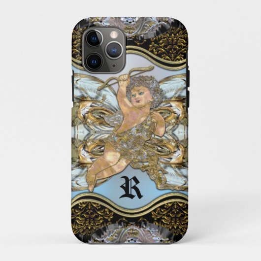 Liefdesengel Monogram Delight Case-Mate iPhone Case (Achterkant)